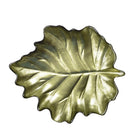 Serveerschaal groen blad 23x28x3.5 cm glas