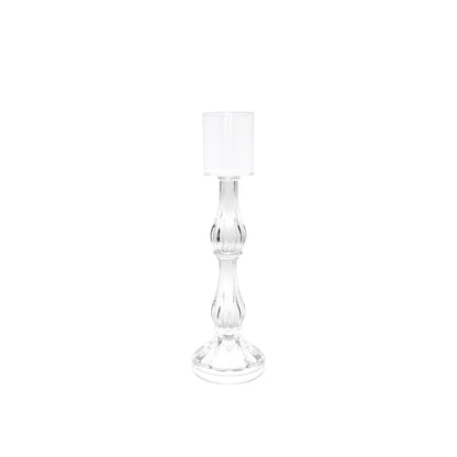 Semi-transparent candle holder model H31cm
