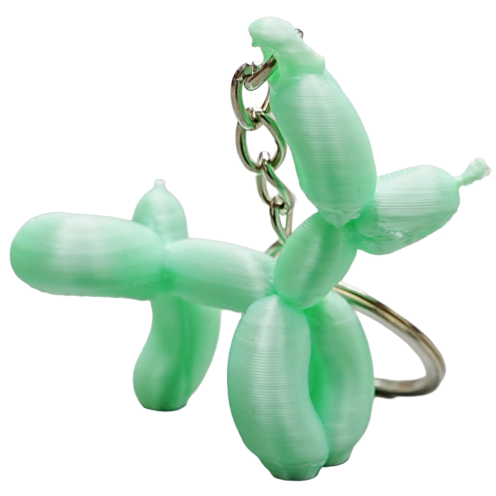 Sleutelhanger ballon hond plassend PLA