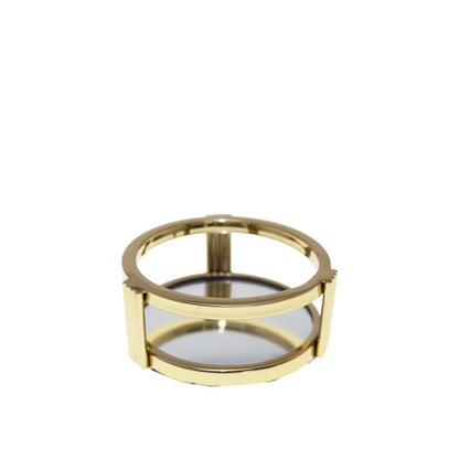 Spiegelfles goud metaal 13,5x13,5x5 cm