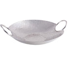 Fruitschaal aluminium 33x33x10.5 cm zilver