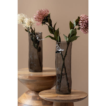 Bijzettafel hout 35x46 cm beige