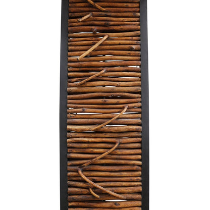 Vloerlamp drijfhout naturel zwart 163 cm