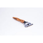 Nat scheermes olijfhout 13 cm