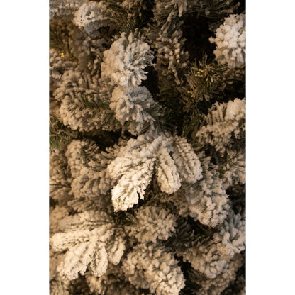 Harma Smalle Kunstkerstboom Groen Frosted H185 Ø63 Cm