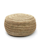 Zeegras poef 60x60x35 cm naturel