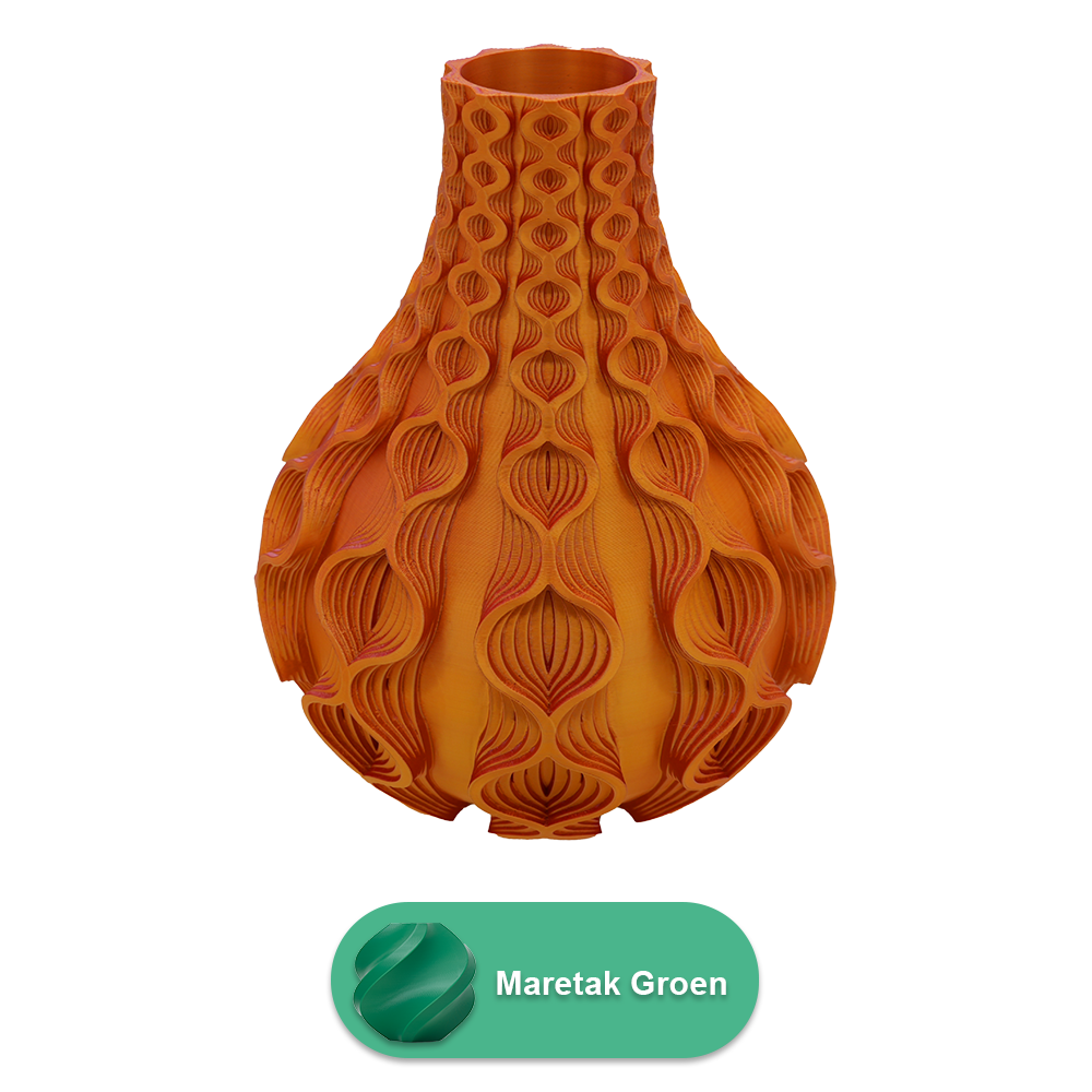3D vaas Coral PLA 20-34 cm