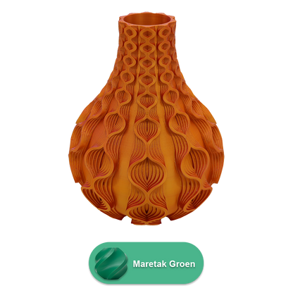 3D vaas Coral PLA 20-34 cm