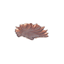 Bladkop 21x22x3 cm bruin glas