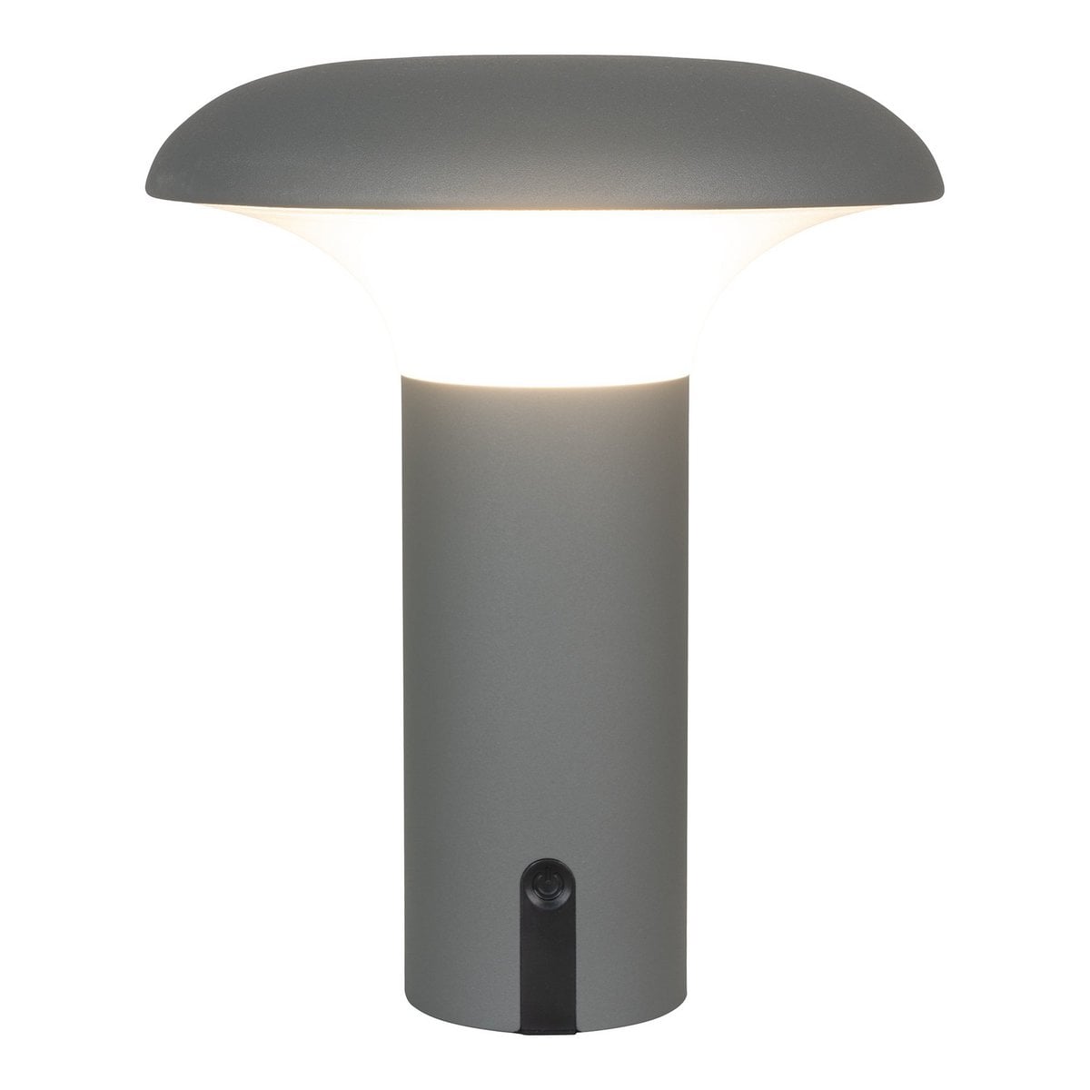 Led lamp oplaadbaar grijs 17x17x21 cm