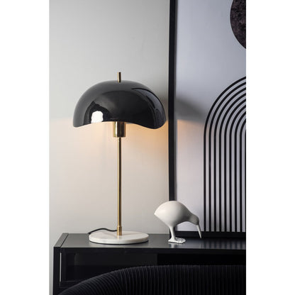 Tafellamp 30 cm ijzer zwart