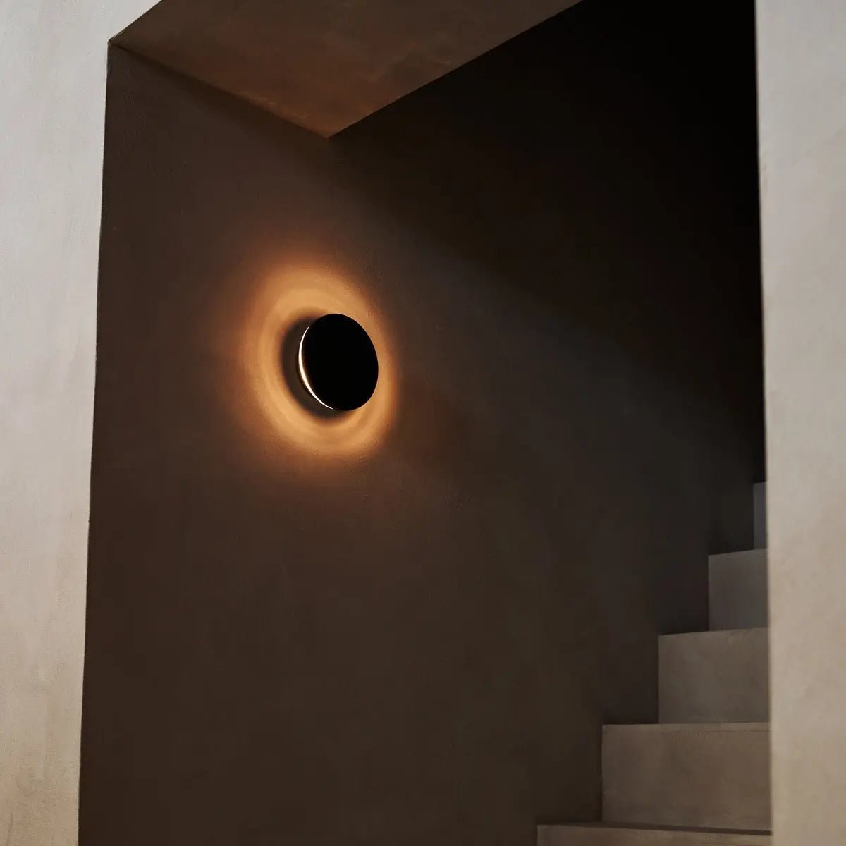 Wandlicht draadloos oplaadbaar dimbaar zwart 16x16x5 cm