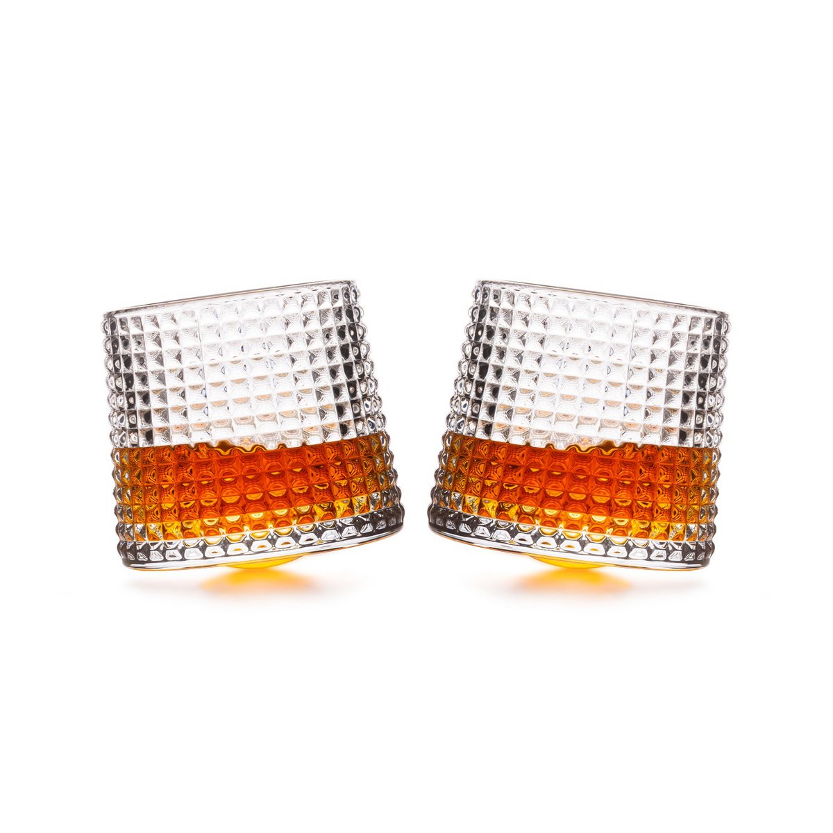 Whiskyglazen set van 2 borosilicaat glas