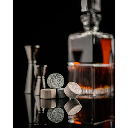 Whisky stenen 6 stuks graniet