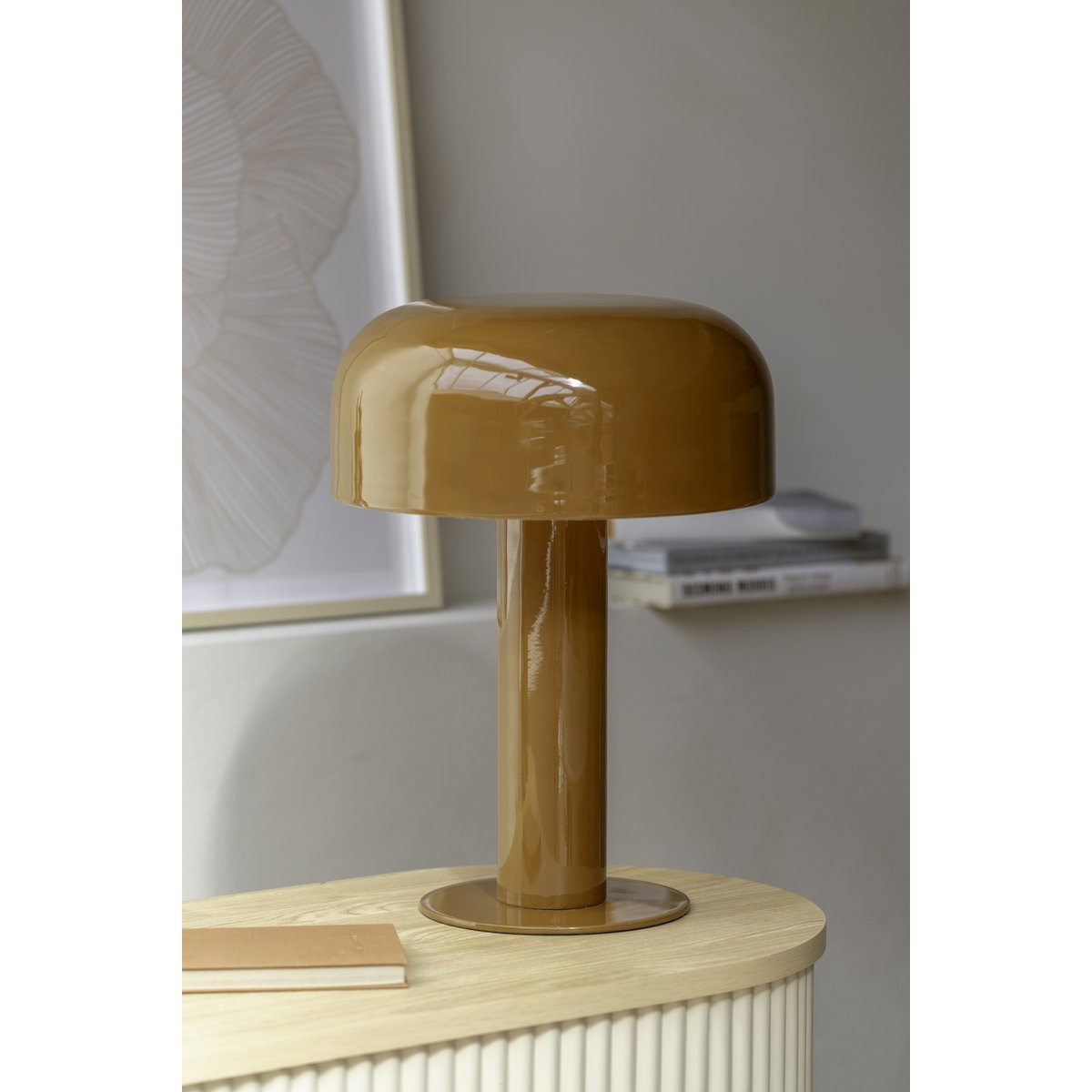 Tafellamp Fornido 31x42 cm bruin ijzer
