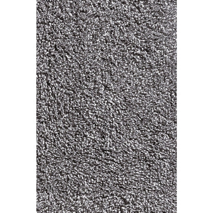 Badmat grijs 60x100 cm katoen polyester