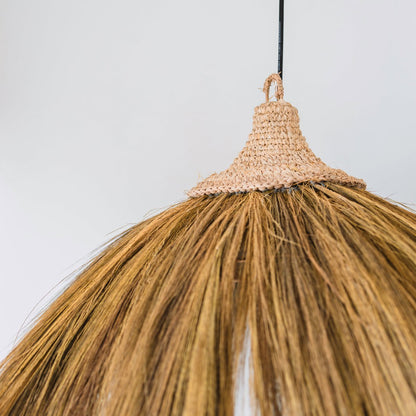 Grote Zeegras Lampenkap Mawana Natuurlijke Boho Hanglamp