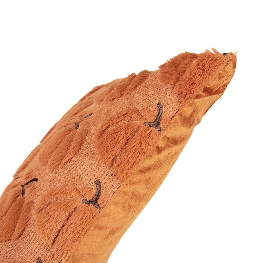 Sierkussen 45x45 cm oranje synthetisch