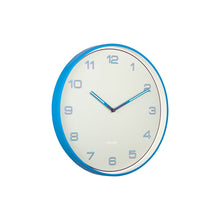 Wall clock upholstered numbers