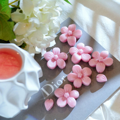 Waxmelts kersenbloesem 6 stuks koolzaadwas