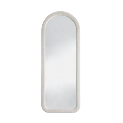 Mirror faux fur beige 60x160 cm