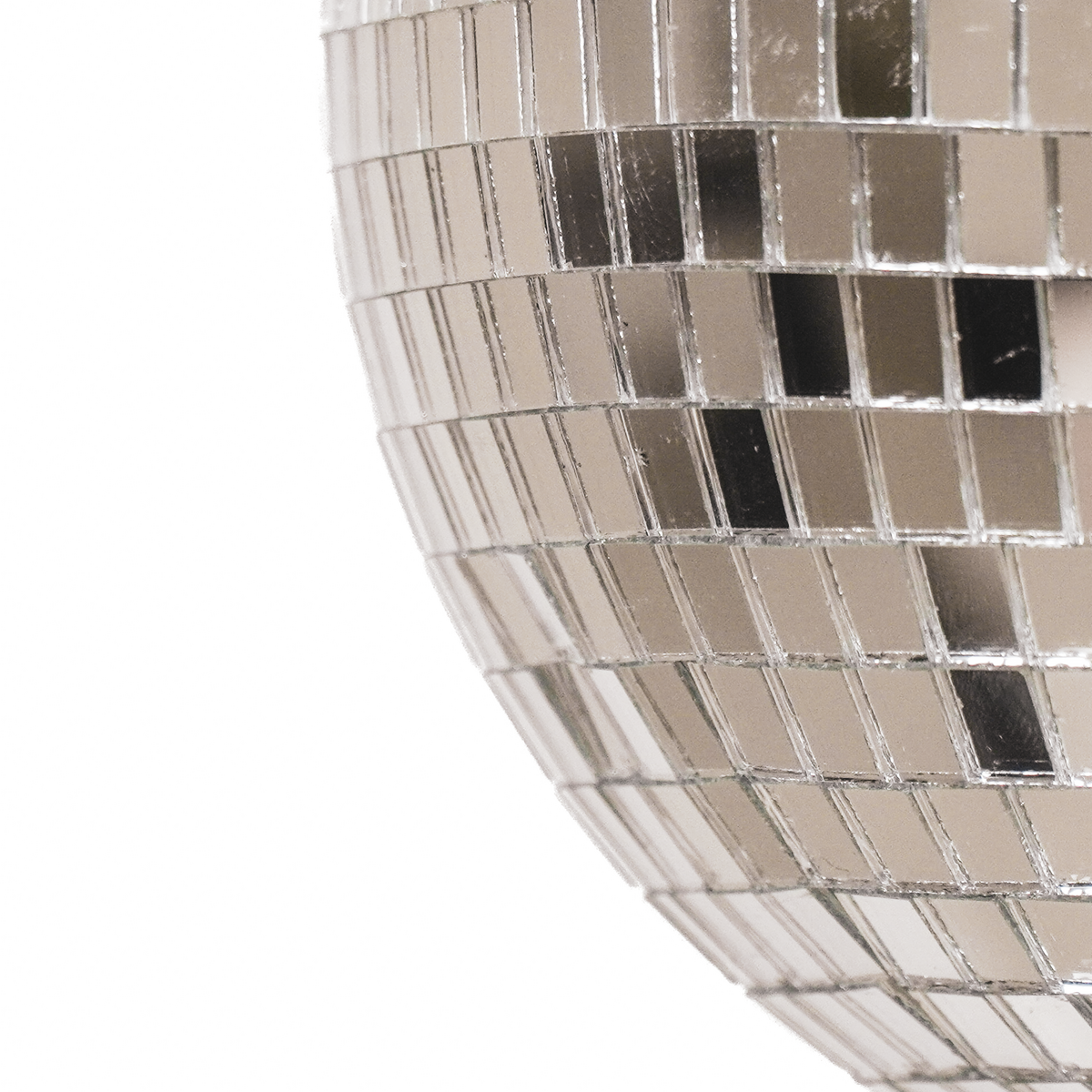 Kersthanger discobal 25x25x25 cm zilver