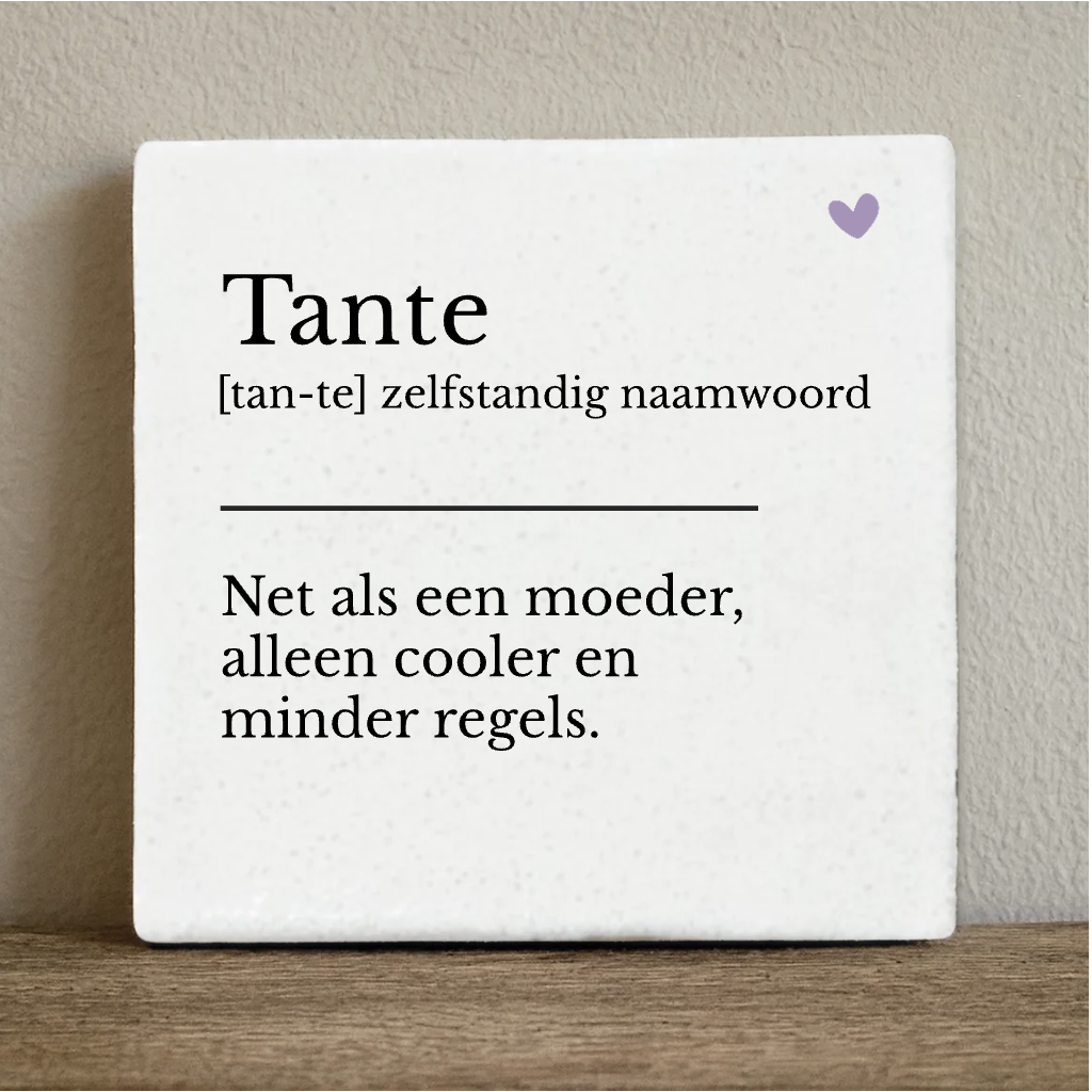 Tegeltje 10x10 cm