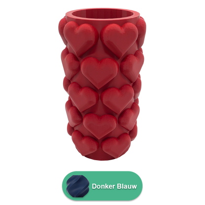 3D vaas hartjes 20 cm PLA