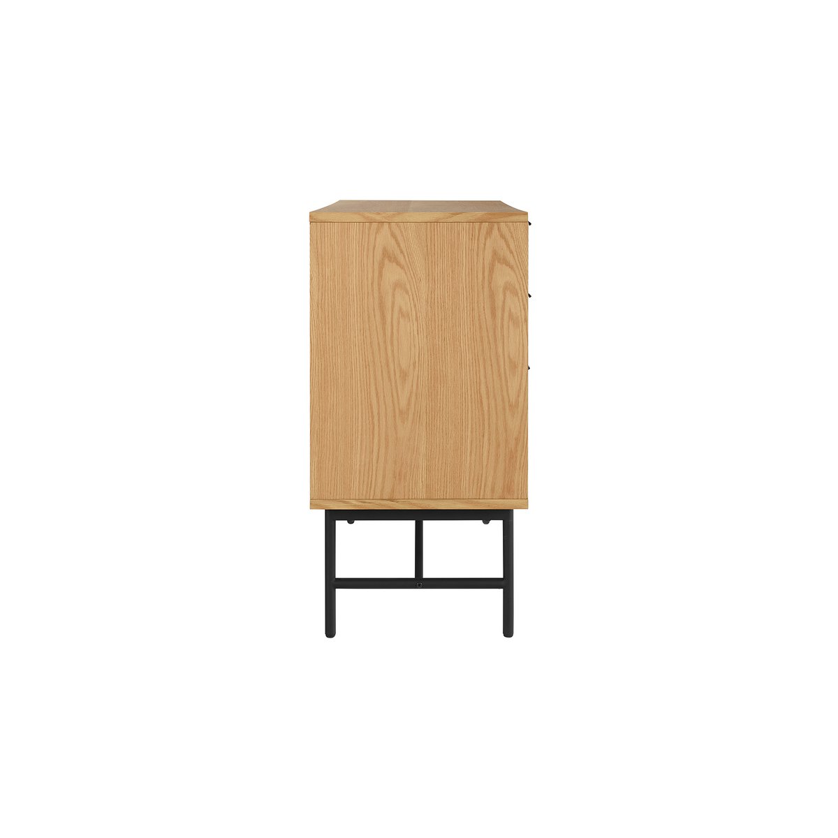 Chest of drawers wide 120 cm real oak veneer