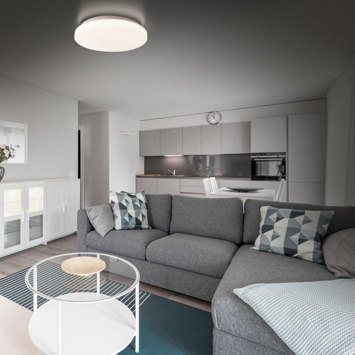 LED ceiling light "Fontana" with motion detector