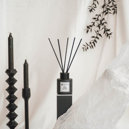 Reed diffuser -Glass/fiber- 50 ml - Wild and free - 6 x 20 cm