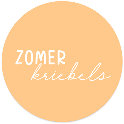 Muurcirkel zomerkriebels geel Ø40 cm Dibond