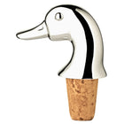 Fleskurk eend verzilverd 8 cm