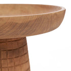 Taartschotel 24x24x16 cm handgemaakt rattan naturel