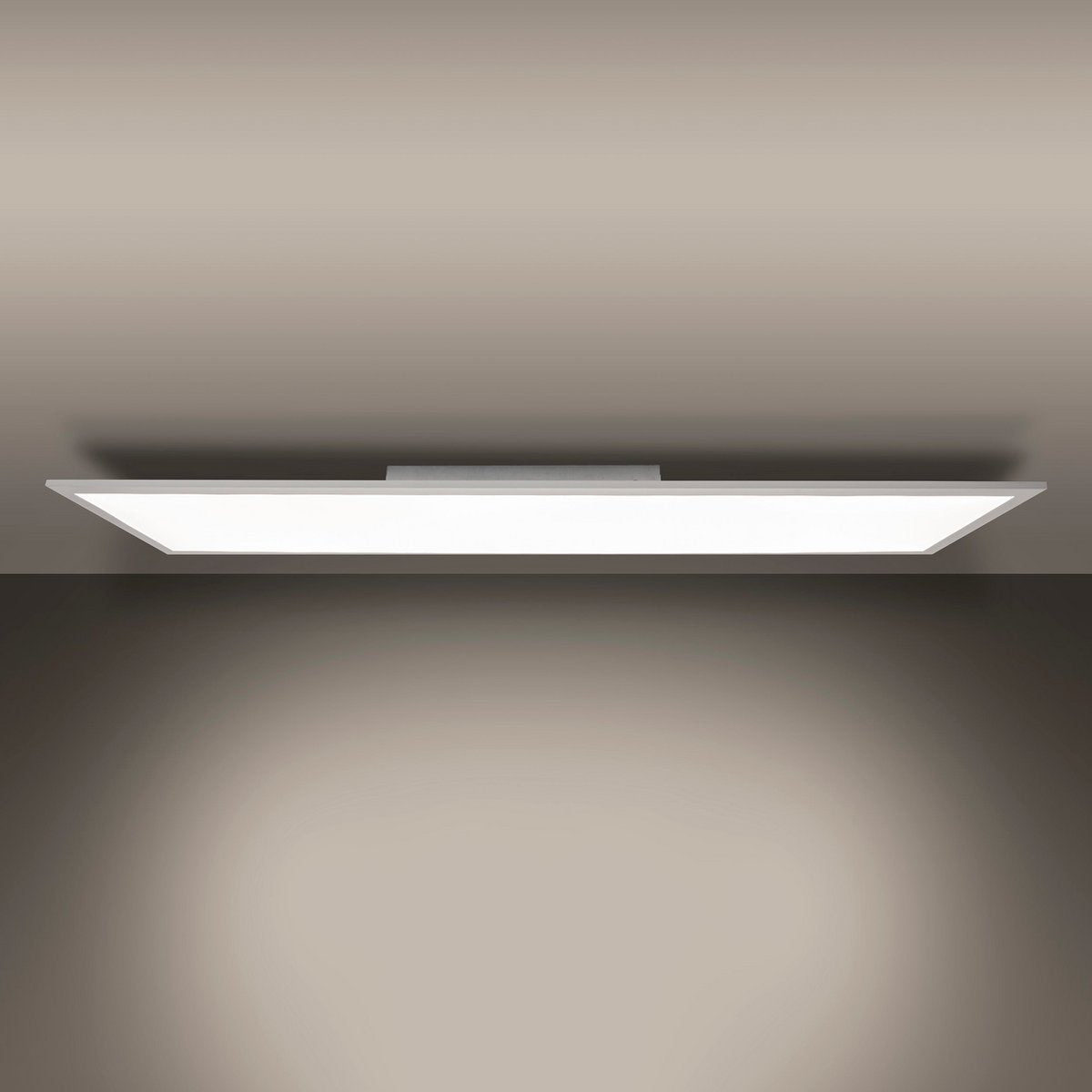 Led Paneel Plafondlamp Nico Wit Met Vaste Led En Functies