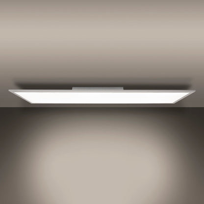 Led Paneel Plafondlamp Nico Wit Met Vaste Led En Functies