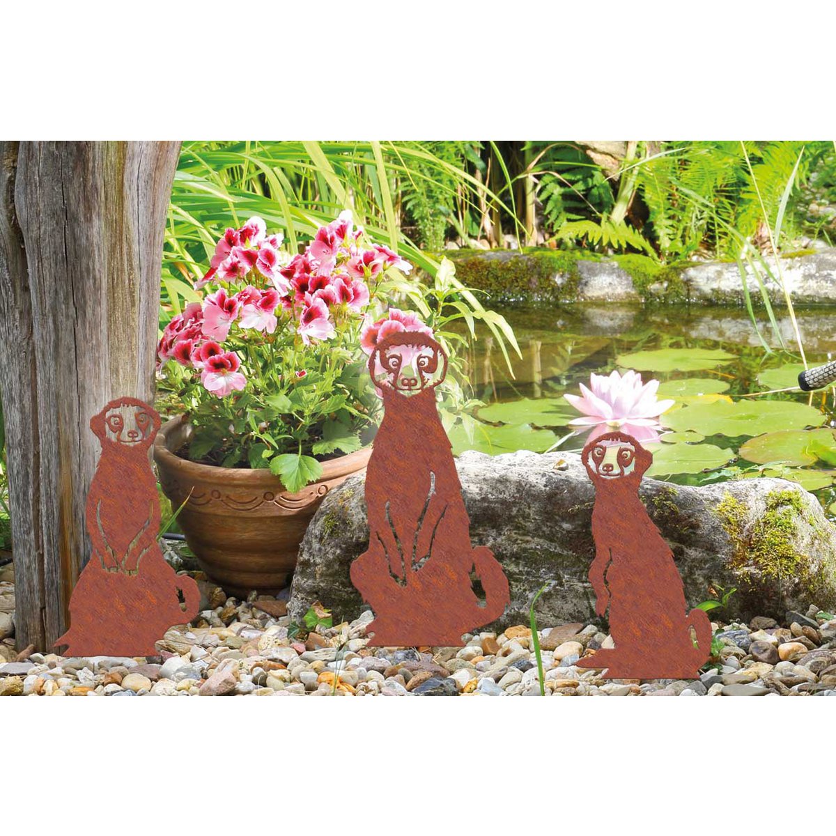 Geluksdieren Stokstaartjes Familie Ricci Ruby Rocky Set 3