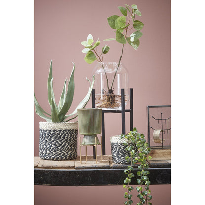 Vaas glas transparant 33x25 cm