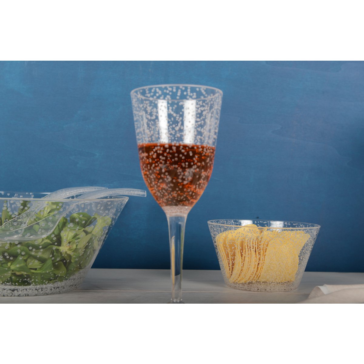 Acryl bubble cup 14x14x8.7 cm transparant