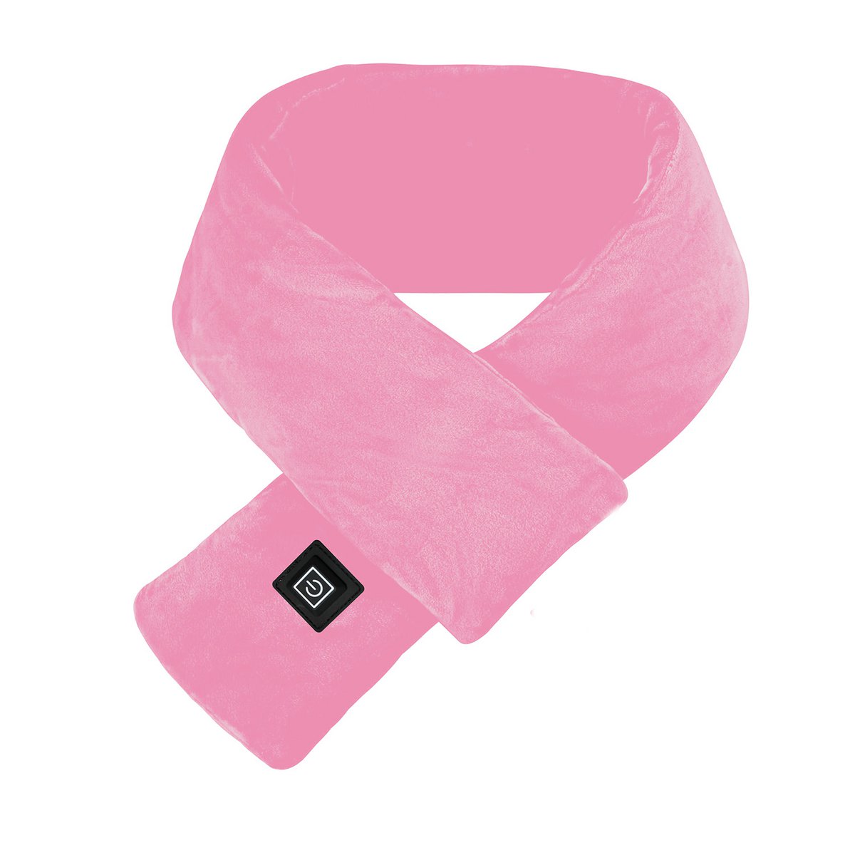Verwarmde sjaal roze