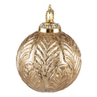 Christmas bauble Ø 7 cm Gold-coloured Glass Christmas decoration