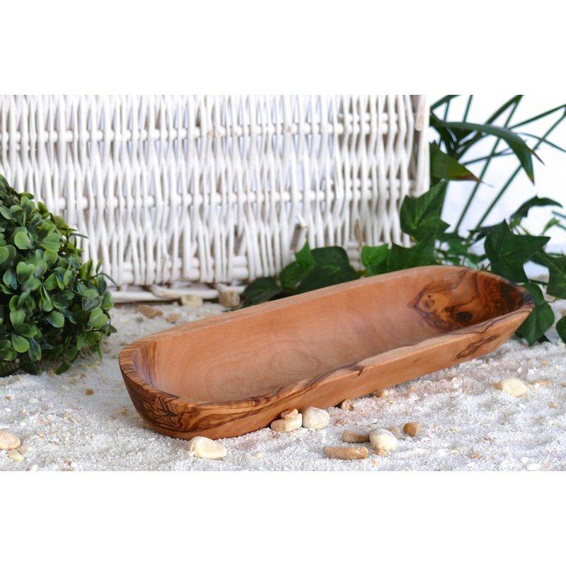 Badkamerplank olijfhout 30 cm