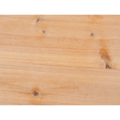 Krukjesset 2 stuks rood hout metaal