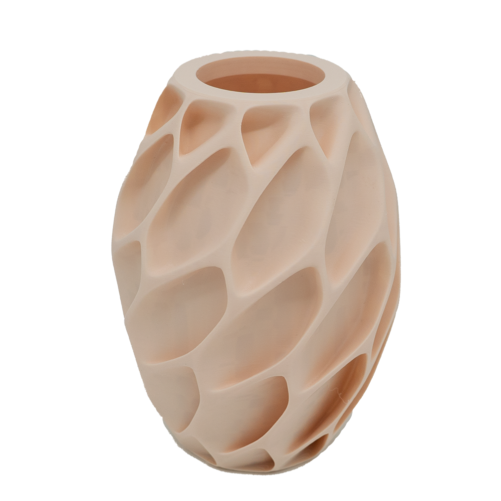 Oruna 3D vaas - 3D geprinte vaas - Duurzaam PLA - Geschikt voor kunstbloemen