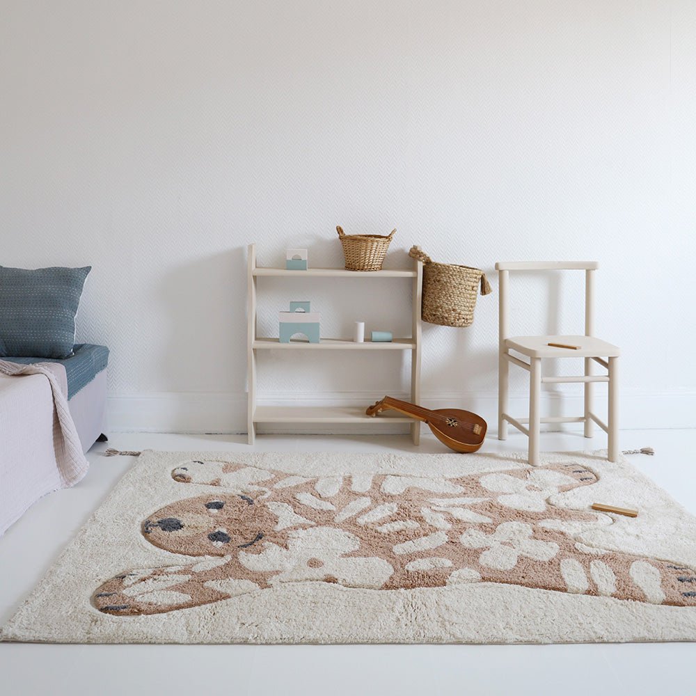 Vloerkleed kind 120x170 cm katoen machinewasbaar