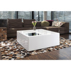 Coffee table 100x100x45 cm white