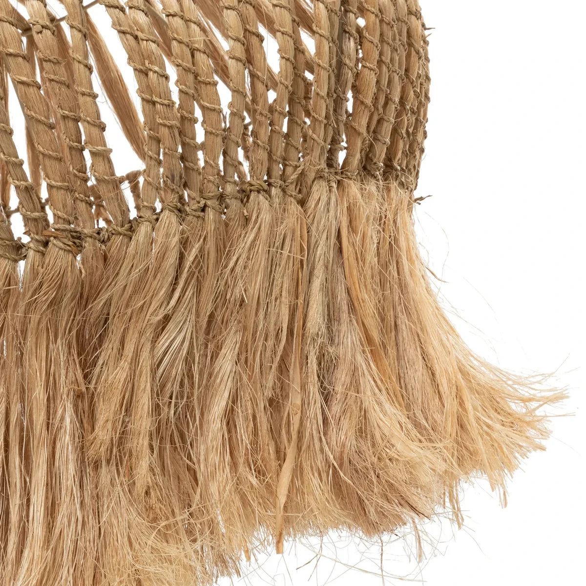 Hippie Tipi Pendant Natural L Abaca Grass Boho Interior