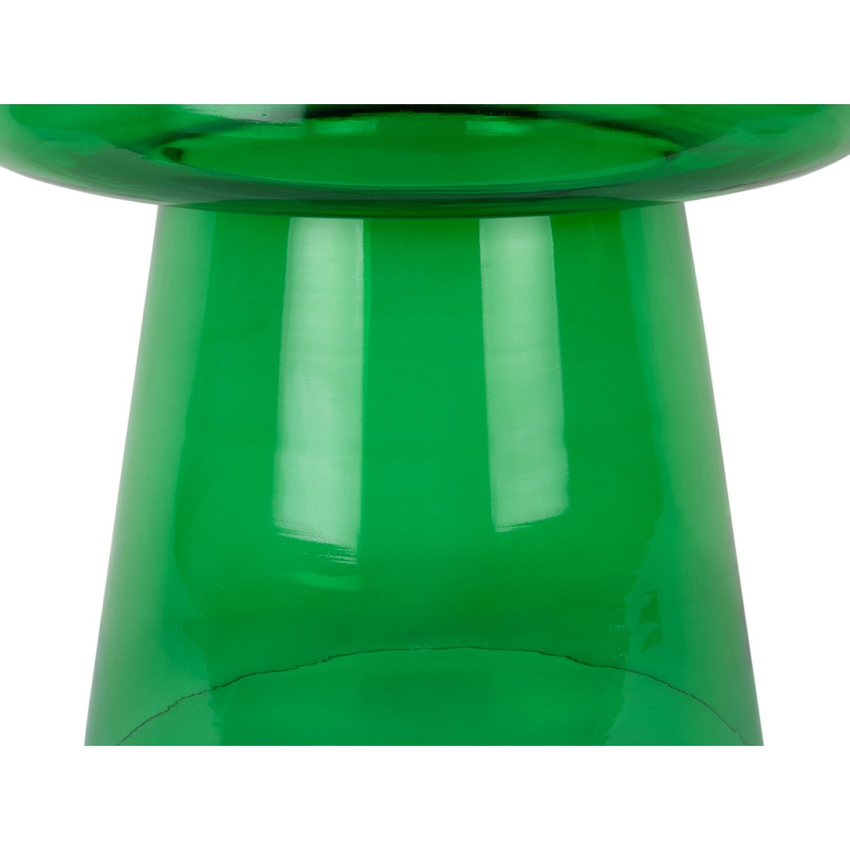 Bijzettafel 41 cm groen glas