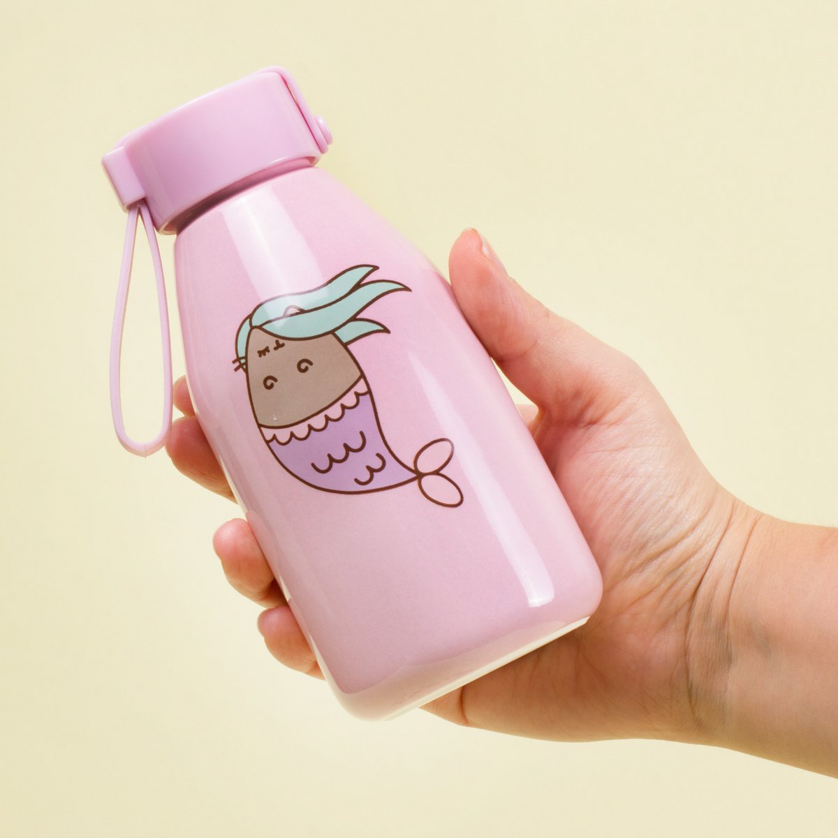 Keramiek drinkfles 340 ml roze