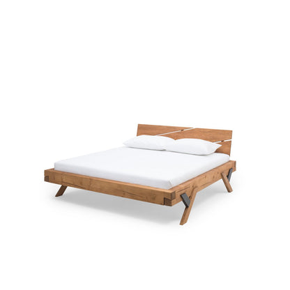 Balkenbed massief vurenhout 140x200 cm